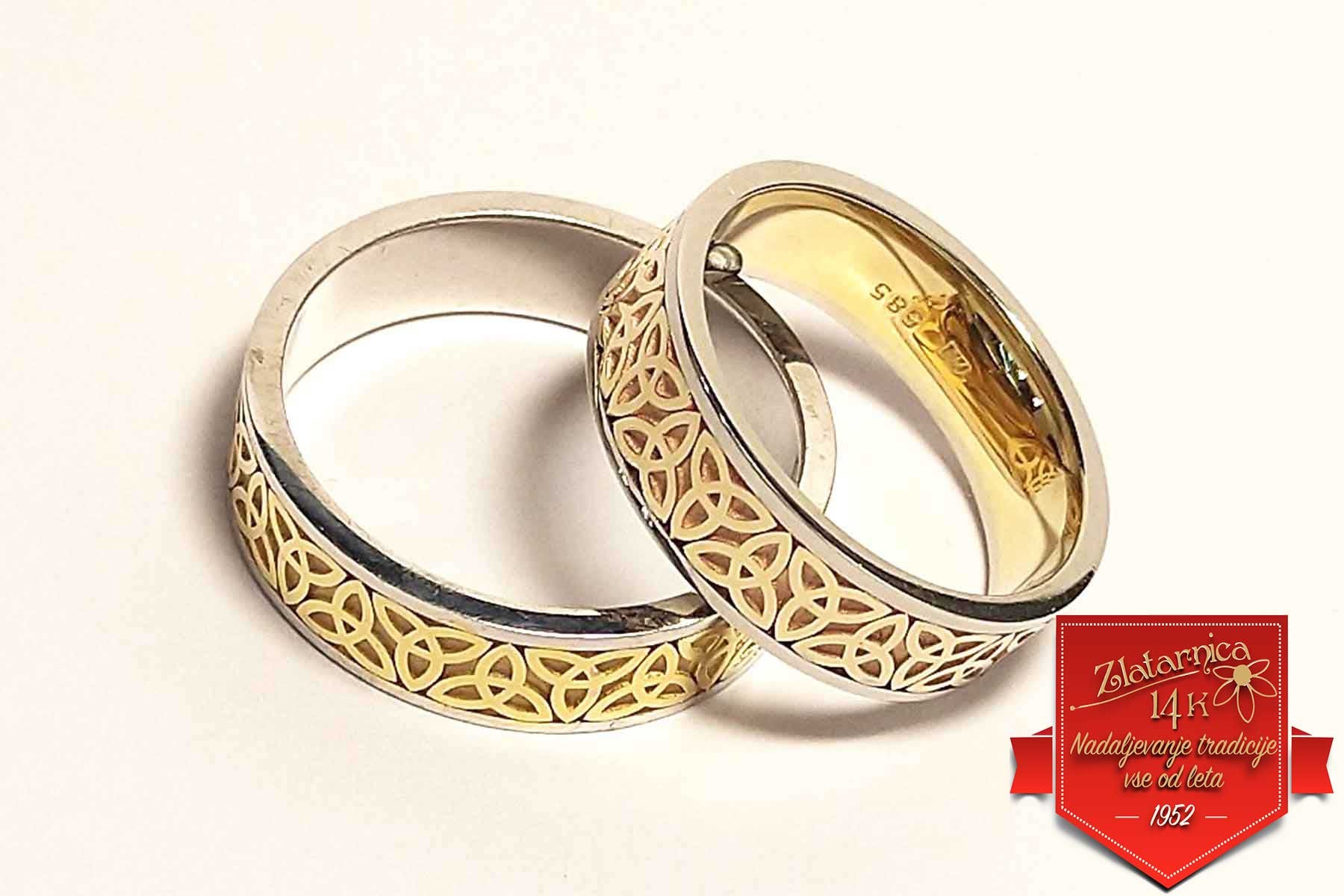 Poročna prstana Keltska