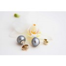 Uhani Gray pearl 